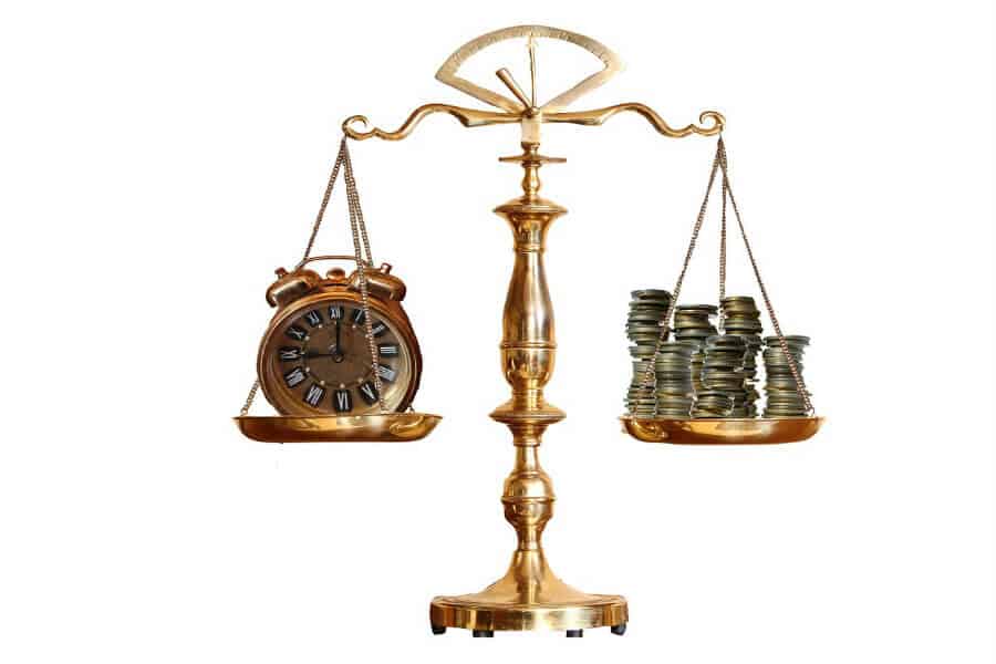 Scales with time and money